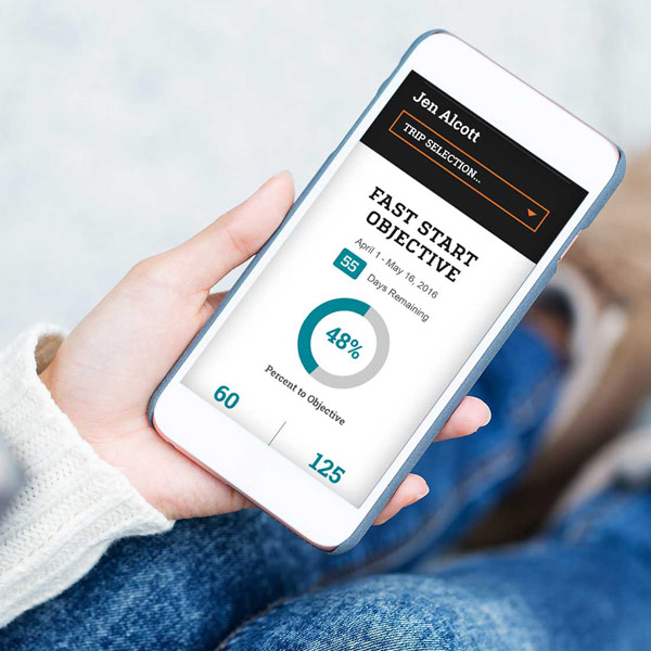 incentive program technology platform on iphone